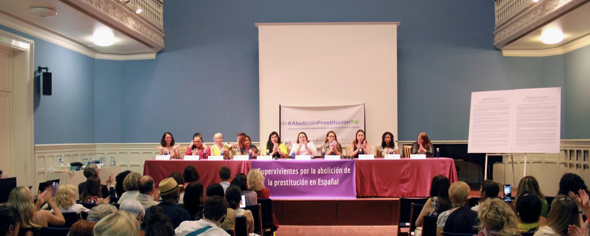 Historical conference in Madrid led by CAP International to push for the abolitionist model in Spain