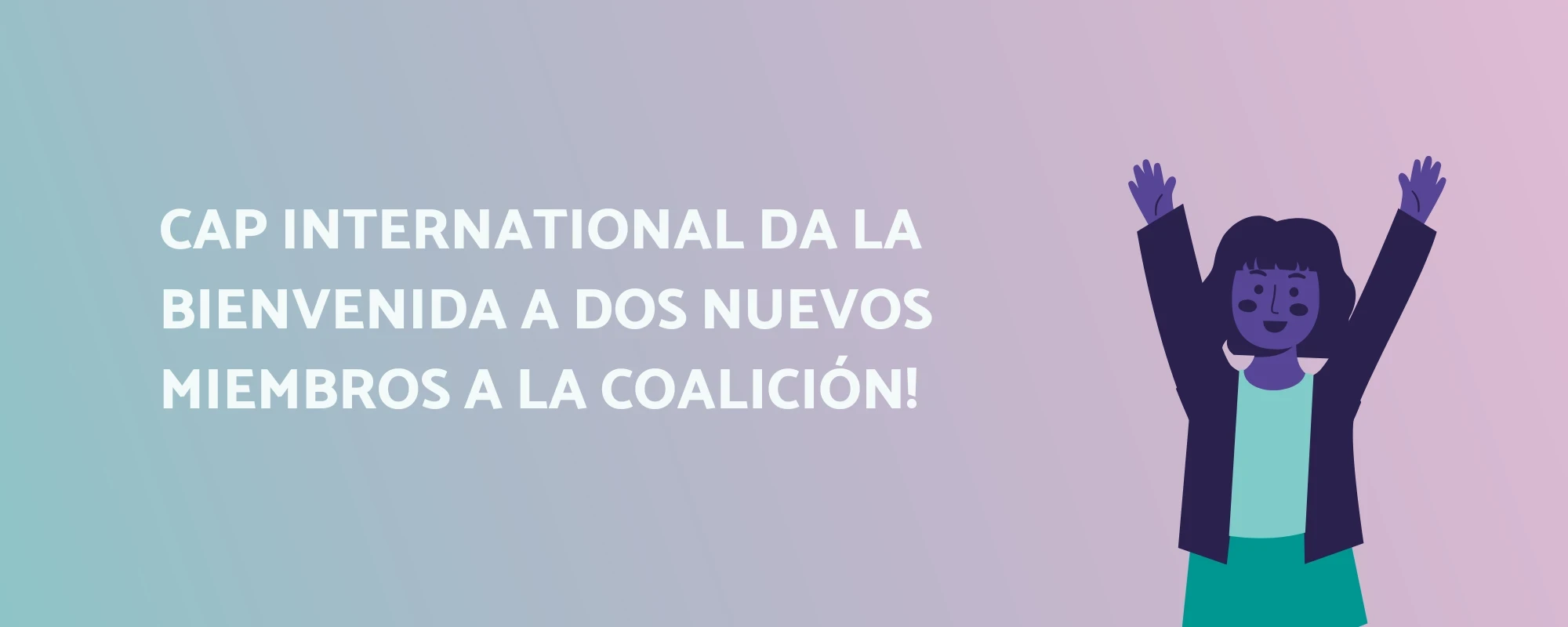 ¡Conozca a los dos nuevos miembros de la coalición! ✊