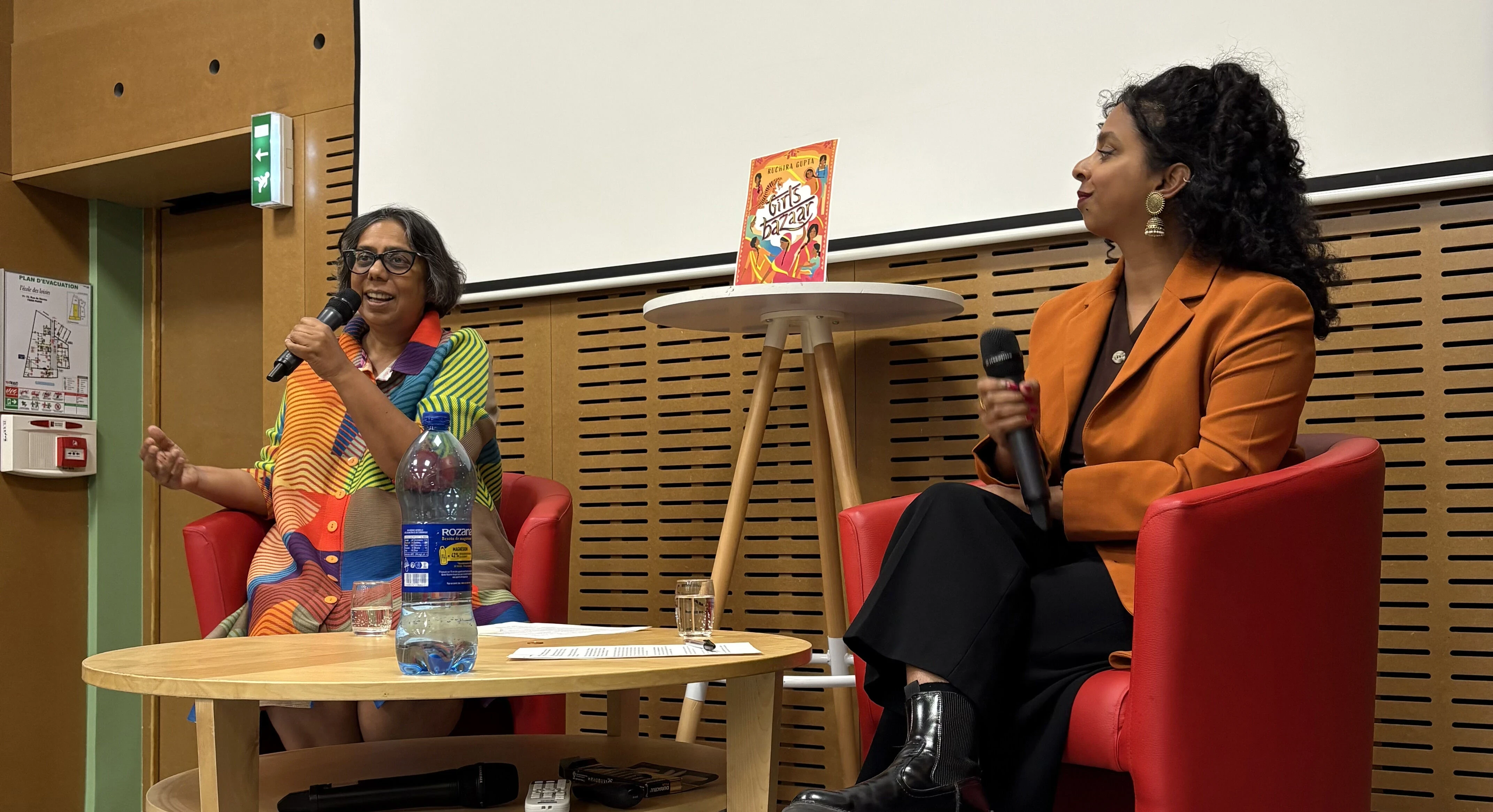 Ruchira Gupta presents Girls Bazaar (I Kick and I Fly) in Paris with CAP International 