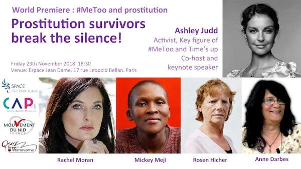 #MeToo et la prostitution : les survivantes de l'exploitation sexuelle brisent le silence !